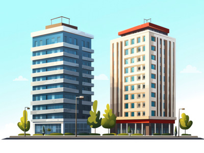 Sample building interiors advertisement